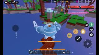 Hephaestus and Hephaestus combo is overpowered bedwars roblox