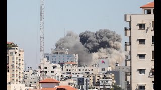 Israel destroys building contains offices for Al Jazeera, American Associated Press - Anadolu Agency
