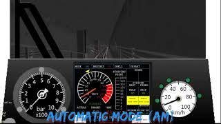 openBVE C200B Automatic Mode (AM) Vs Automatic Train Protection Manual Mode (ATPM) on AEL