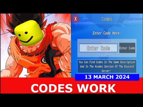*CODES WORK* Every Second You Get 1 Power Level ROBLOX MARCH 13, 2024