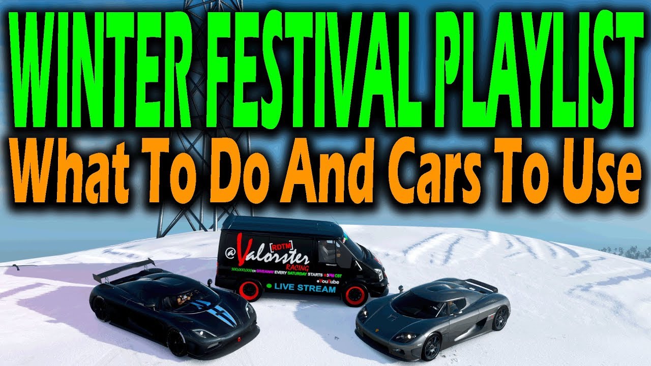 Forza Horizon 4 "WINTER Festival Playlist With Weekly Challenges And ...