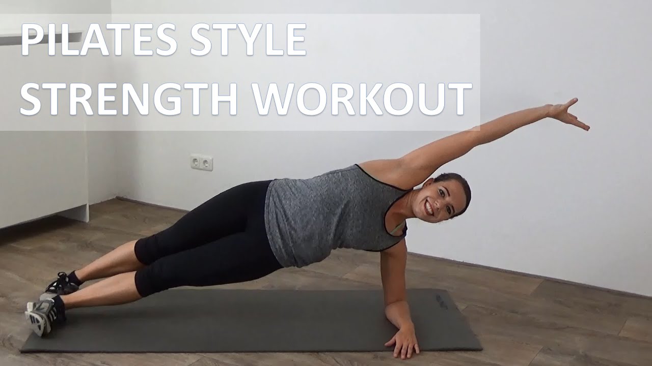 40 Minute Pilates Style Strength Workout – Full Body Beginners Strength ...