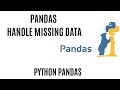 Handle Missing Data in Pandas(drop na,fillna) | Pandas drop na|Missing values in python