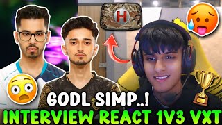 SIMP REACT ON VXT 1V3 🥵 GODL SIMP INTERVIEW 🤔 GODL SIMP 1V3 VXT *POV 😳 | GODL