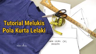 Tutorial Melakar Pola Kurta / Jubah Lelaki