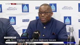 Durban Water Crisis | eThekwini Mayor Cyril Xaba updates residents with latest on the issue