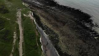 Birling Gap Beach East Sussex 4K Video by DJI Drone Mavic Air