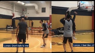 Lonzo Ball vs JJ Redick CRAZY 3 Point Contest 2019 Pelicans Training Camp