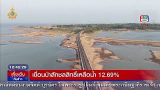 เขื่อนป่าสักชลสิทธิ์เหลือน้ำ 12.69 %