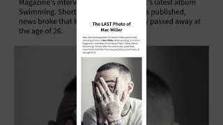 The LAST Photo of MAC MILLER #death #music #macmiller #rap #hiphop #tooyoung #singer #rip