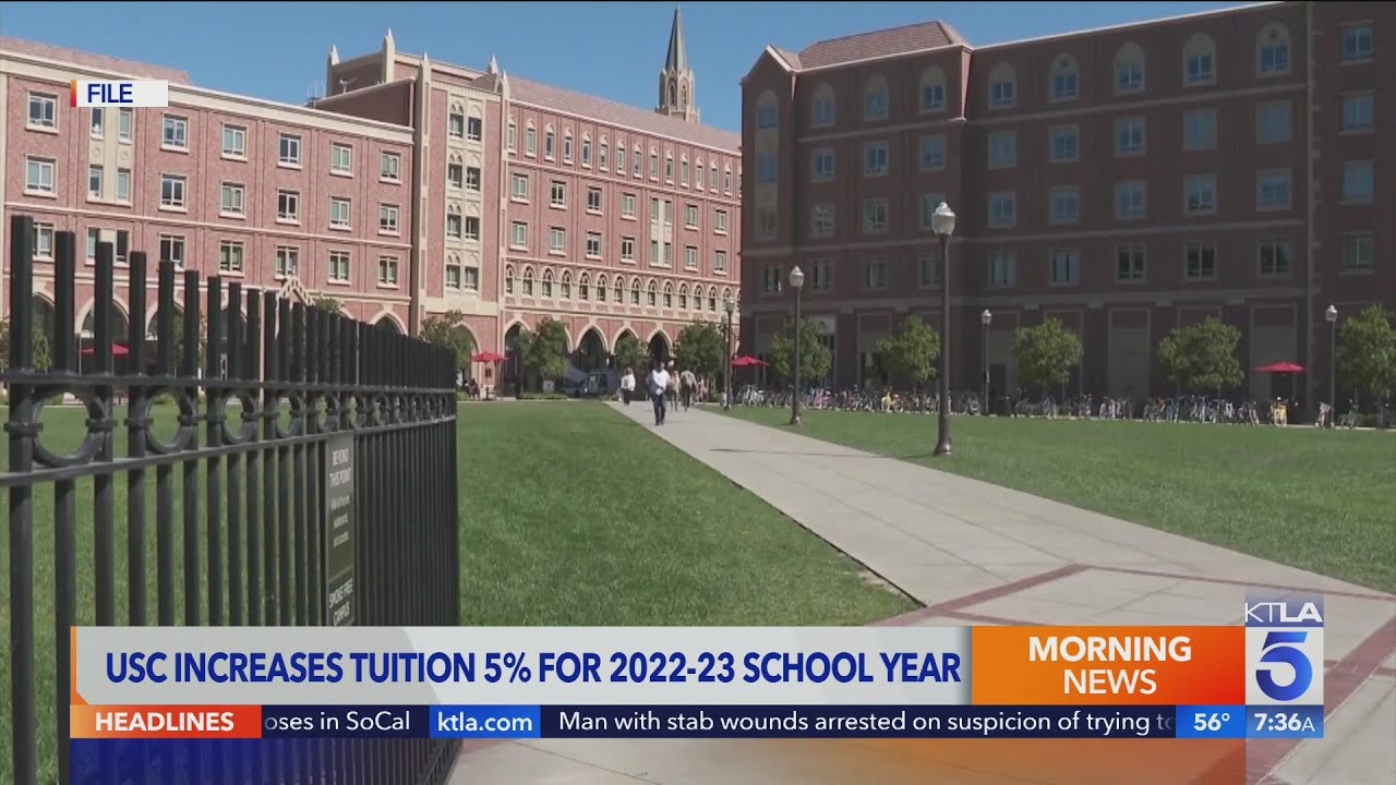 USC Is Raising Tuition For 2022-2023 School Year - YouTube