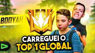 JOGUEI COM O TOP 1 GLOBAL E CARREGUEI ELE!