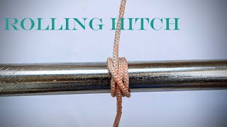 How To Tie Rolling Hitch knot .(Step by step)