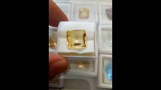 Citrine Sunehla Gem Stone substitute of Sapphire 8.04 carats, Query 9899021800