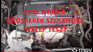 Opel A18XER Insignia okoskerék szolenoid szelep teszt (opel vvt chamsaft solanoid test)