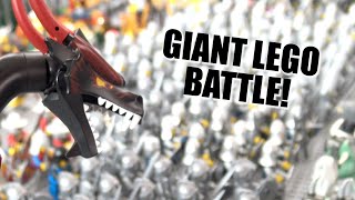 LEGO Castle Battle with 1100+ Minifigs | Brick Fest Perú 2019