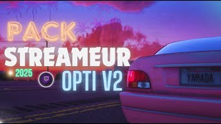 PACK GRAPHIQUE STREAMEUR OPTI V2 | TUTO FIVEM 🐌