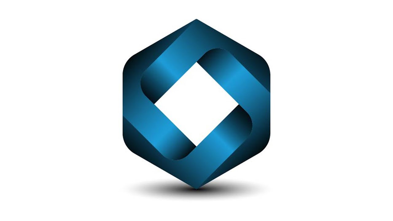 Modern Polygon Logo Design In Adobe Illustrator Youtube