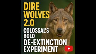 Dire Wolves 2.0: Colossal's Bold De-Extinction Experiment!