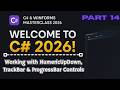 Master Sliders & Progress Bars in C# WinForms (.NET 10) – Full Tutorial