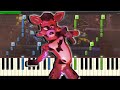 FOXY and FNAF gang singing Sea Shanty - Five Nights at Freddy's (Piano)