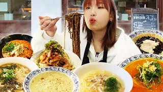 Discovered a Hidden Gem that I Want to Revisit The Next Day! Knife-Cut & Soybean Noodles Mukbang