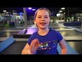 BOY vs GIRL Last To Leave Trampoline Park Extreme Acro Gymnastic Challenge