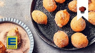 Quarkbällchen Rezept | Selbstgemachte Quarkkrapfen wie vom Bäcker | EDEKA