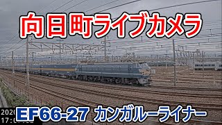 【向日町ライブカメラ】EF66‐27号機　2059レ　カンガルーライナー