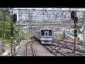 小田急1000形1095編成が発車するシーン（e29運用・3109レ）2022.5.12