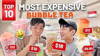 Top 10 Most Expensive Bubble Tea in Singapore