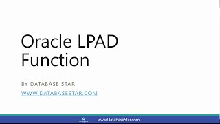 Oracle LPAD Function