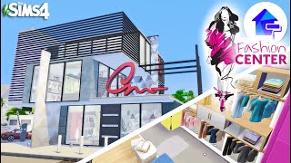 Fashion Center Sims 4 | Clothes \u0026 Shoes Store | Dream Home Decorator | NO CC | Sims 4 fast build