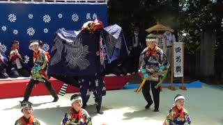 ２３　甘地獅子舞八幡神社祭（２）