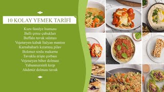 10 Kolay ve Nefis Yemek Tarifi | Püf Noktalar ile Yemek Tarifleri \u0026 Dünya Mutfağı ✅