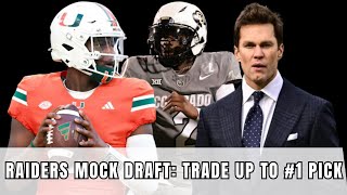 RAIDERS MOCK DRAFT: Trading up to #1 overall pick to get QB of the future