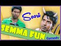 Soori Semma Fun Comedy | Soori Comedy | Sakalakala Vallavan Appatakar | Podhuvaga Emmanasu Thangam