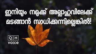 ഇനിയും നമുക്ക് അല്ലാഹുവിലേക്ക് മടങ്ങാൻ സാധിക്കുന്നില്ലെങ്കിൽ! | #qh_voice