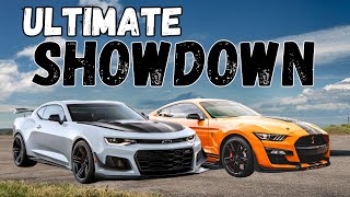 MUSTANG GT500 vs CAMARO ZL1 1LE the Battle for Pony Car Supremacy