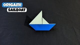 Easy Origami SailBoat - How To Make a Paper Boat