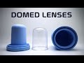 Clear Resin Domed Lenses for retro vintage lighting