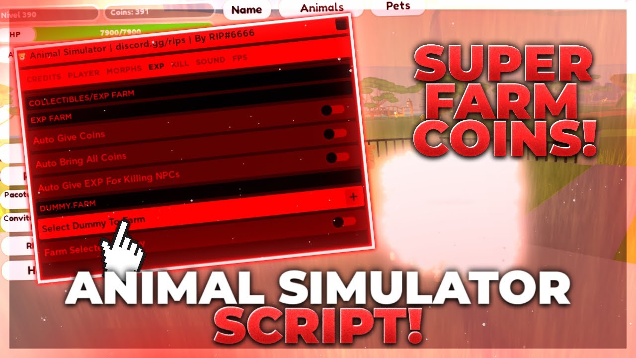 [NEW] Script Animal Simulator Roblox!! Auto Farm Coins - Auto Kill ...