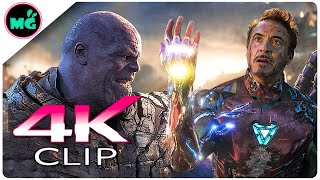 Iron Man Vs Thanos | Final Battle Scene - AVENGERS 4 ENDGAME (2019) New Movie CLIP 4K