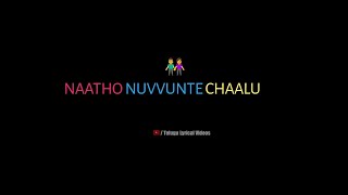 Naatho Nuvvunte Chaalu Song Whatsapp Status 👫💞😍 | Kartikeya,Adnan Sami | Anup Rubens | 90ml songs