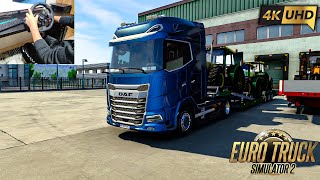 ⁴ᴷ⁶⁰ ETS2 | DAF 2021 XG+ 530 HP | FIRST DRIVE AFTER PURCHASE | 3PCS BUHRER 6135A | 4K 60 FPS QUALITY