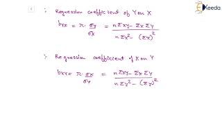 Coefficients of Regression   Concept and Formula