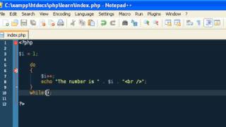 Intro into PHP - 11 - Do While Loop