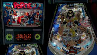 Popeye Saves the Earth (Bally 1994) : Visual Pinball X (VPX)