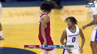 MBB: Hofstra Highlights vs. Temple (12/15/24)