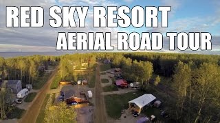 Red Sky Resort - AERIAL ROAD TOUR - Joussard - Slave Lake, Ab - lakeforsale.ca